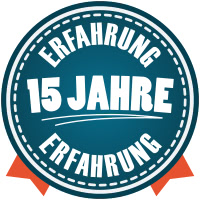 15 Jahre Erfahrung